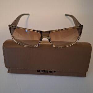 Vintage Rare Burberry Sunglasses Plaid Frames 125 B 8438/s 60-13 125mm